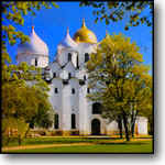 Sofiakatedralen i Novgorod, byggd 1045-55 av Vladimir, Ingegerds son.