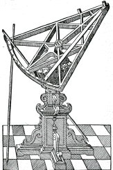 En sextant, byggd av Tycho Brahe